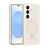 TUNIQ TUNIQ Galaxy S26 Backcover hoesje - Magsafe With Ring Stand - Hanger - Antique White