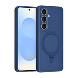 TUNIQ TUNIQ Galaxy S26 Back-Cover hul - Magsafe With Ring Stand - Hanger - Navy Blue