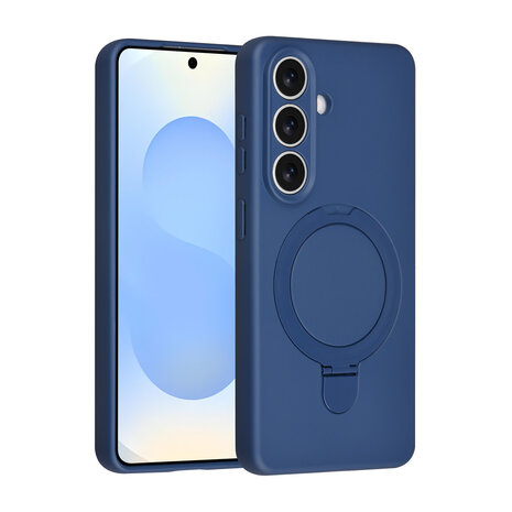 TUNIQ TUNIQ Galaxy S26 Backcover hoesje - Magsafe With Ring Stand - Hanger - Navy Blue