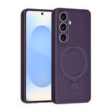 TUNIQ TUNIQ Galaxy S26 Back-Cover hul - Magsafe With Ring Stand - Hanger - Grape Purple