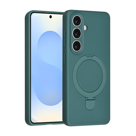 TUNIQ TUNIQ Galaxy S26 Back cover case - Magsafe With Ring Stand - Hanger - Dark Green