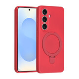 TUNIQ TUNIQ Galaxy S26 Back cover coque - Magsafe With Ring Stand - Hanger - Cherry Red