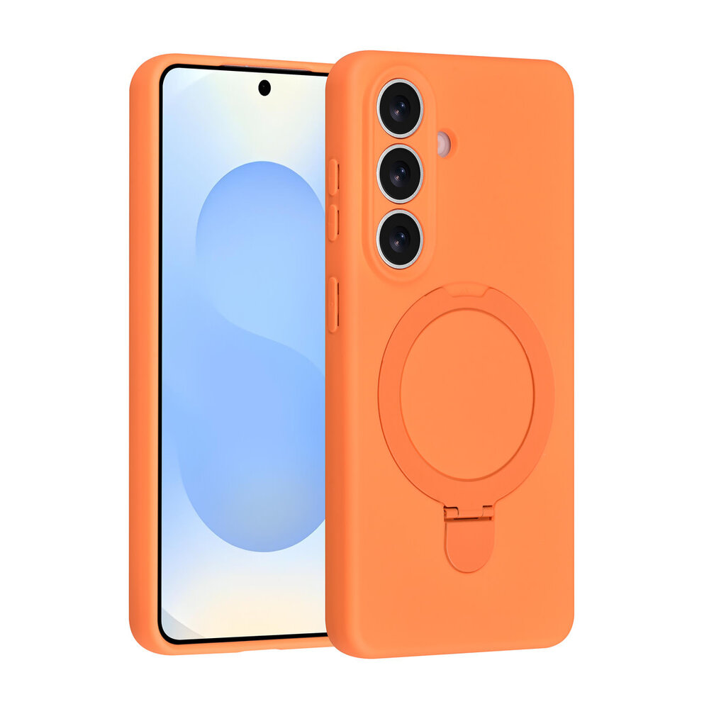 TUNIQ TUNIQ Galaxy S26 Backcover hoesje - Magsafe With Ring Stand - Hanger - Tangerine Orange