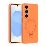 TUNIQ TUNIQ Galaxy S26 Back cover coque - Magsafe With Ring Stand - Hanger - Tangerine Orange