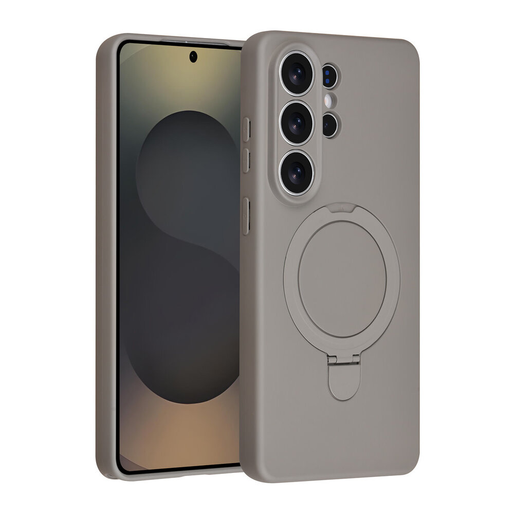 TUNIQ TUNIQ Galaxy S26 Ultra Backcover hoesje - Magsafe With Ring Stand - Hanger - Titanium Grey