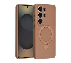 TUNIQ TUNIQ Galaxy S26 Ultra Backcover hoesje - Magsafe With Ring Stand - Hanger - Desert Brown