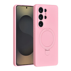 TUNIQ Galaxy S26 Ultra Backcover hoesje - Magsafe With Ring Stand - Hanger - Sakura Pink