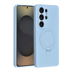 TUNIQ Galaxy S26 Ultra Back cover coque - Magsafe With Ring Stand - Hanger - Baby Blue