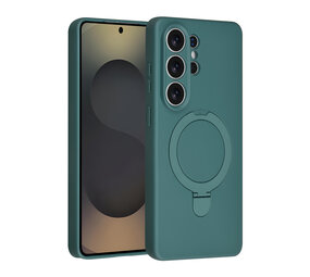 TUNIQ TUNIQ Galaxy S26 Ultra Backcover hoesje - Magsafe With Ring Stand - Hanger - DonkerGroen