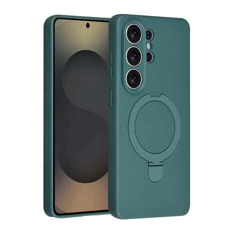 TUNIQ TUNIQ Galaxy S26 Ultra Back cover case - Magsafe With Ring Stand - Hanger - Dark Green