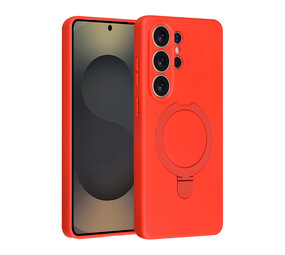 TUNIQ TUNIQ Galaxy S26 Ultra Backcover hoesje - Magsafe With Ring Stand - Hanger - Classic Red