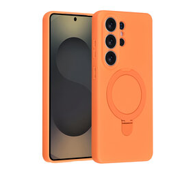 TUNIQ TUNIQ Galaxy S26 Ultra Back cover coque - Magsafe With Ring Stand - Hanger - Tangerine Orange