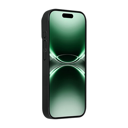 AG Matte Glass iPhone 16 Back cover case - Magsafe full protection cover - Black