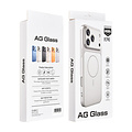 AG Matte Glass iPhone 17 Pro/iPhone 18 Pro Back Cover MagSafe Wraparound Protection - Silver