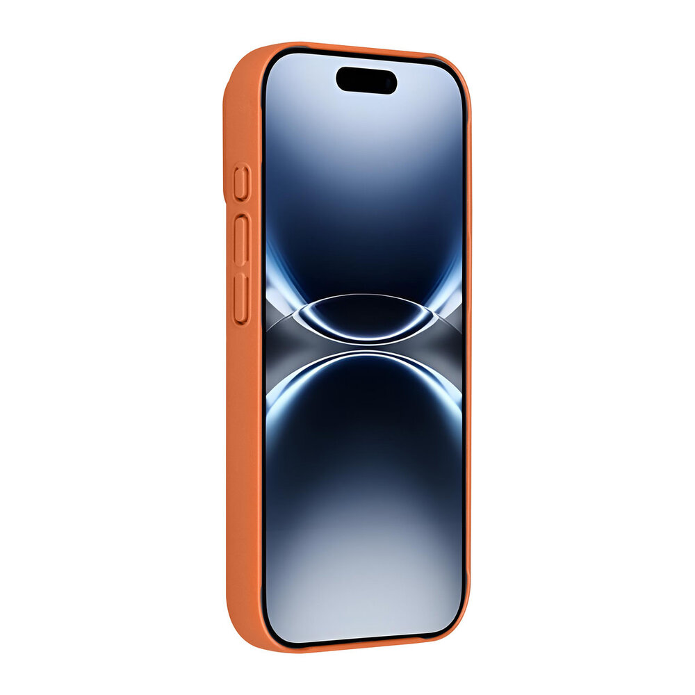 AG Matte Glass AG Matte Glass iPhone 17 Pro Back cover case - Magsafe full protection cover - Orange