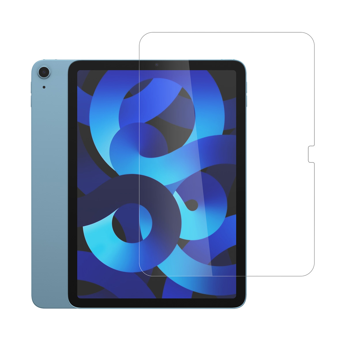 iPad 10.9 (2022) & iPad 11 (2025) Tablet Screenprotector - Tempered Glass - Transparant
