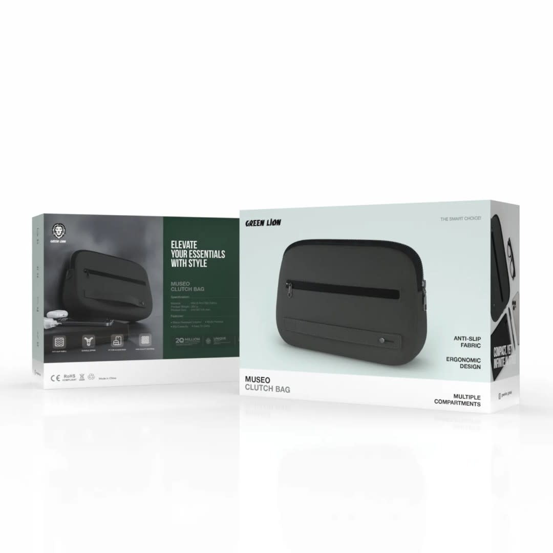 Green Lion Green Lion Museo Clutch Bag - Anti-slip - Groen, foto 2 van 3