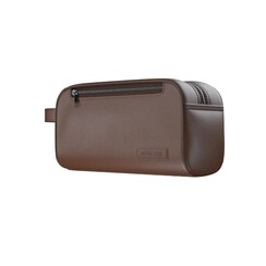 Green Lion Lakeshore Clutch Bag - PU Leather - Marron