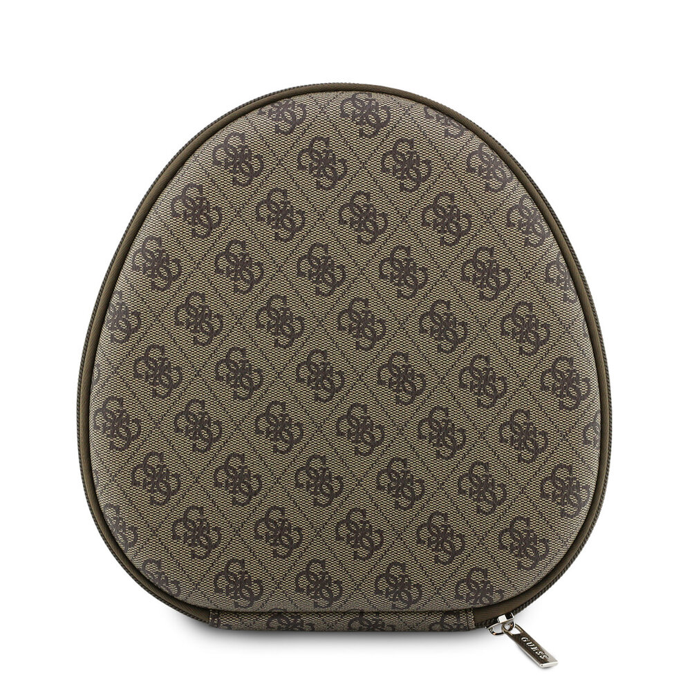 Guess Guess Bluetooth Headphones - ENC - PU Leather With Case - 4G Triangle Logo - Marron