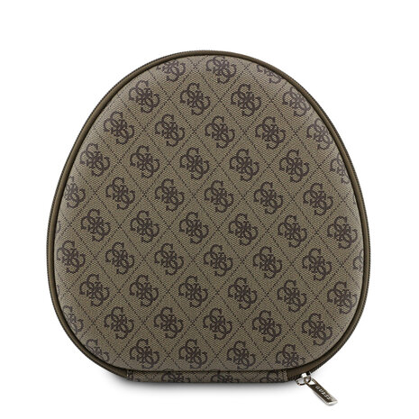 Guess Guess Bluetooth Headphones - ENC - PU Leather With Case - 4G Triangle Logo - Marron