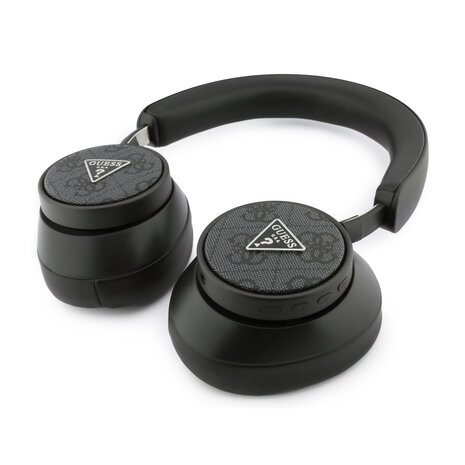 Guess Guess Bluetooth Headphones - ENC - PU Leather - 4G Triangle Logo - Noir