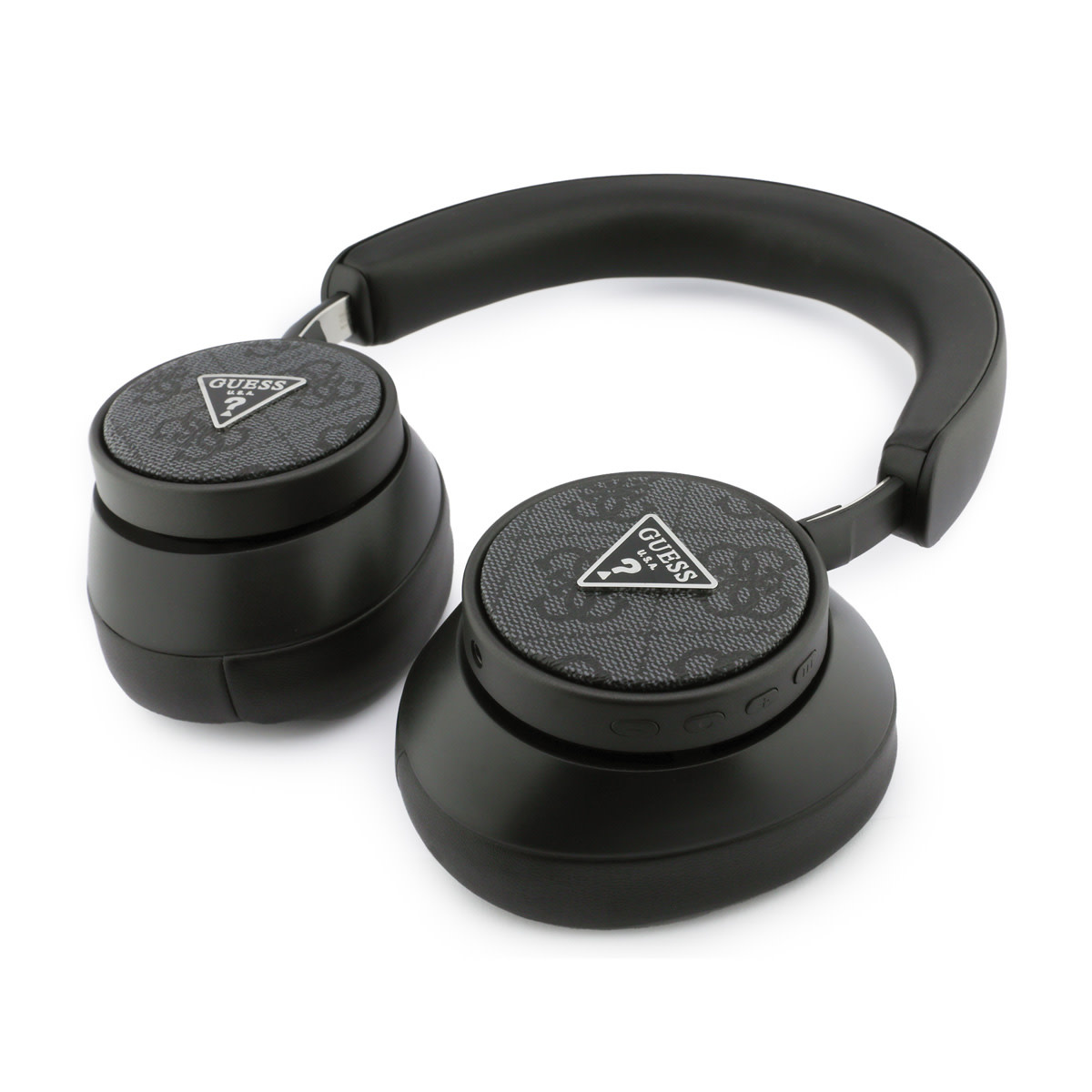 Guess Guess Bluetooth Headphones - ENC - PU Leather - 4G Triangle Logo - Zwart, foto 4 van 6