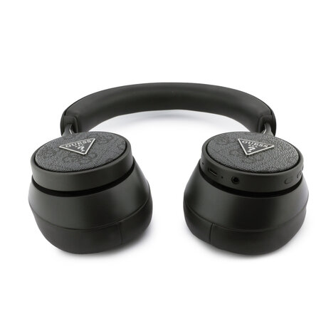 Guess Guess Bluetooth Headphones - ENC - PU Leather - 4G Triangle Logo - Noir