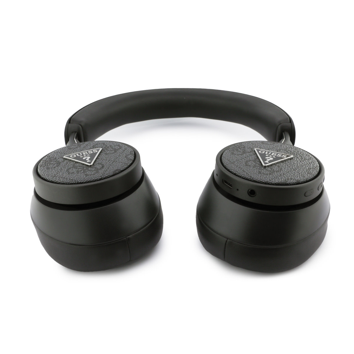 Guess Guess Bluetooth Headphones - ENC - PU Leather - 4G Triangle Logo - Zwart, foto 6 van 6