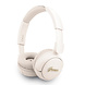 Guess Guess Bluetooth Headphones - Metal Logo Script - Beige