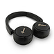 Guess Guess Bluetooth Headphones - Metal Logo Script - Noir