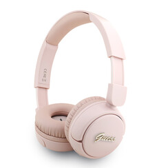 Guess Bluetooth Headphones - Metal Logo Script - Rose