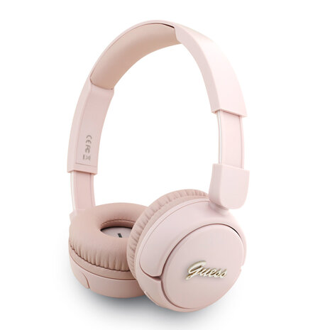 Guess Guess Bluetooth Headphones - Metal Logo Script - Rose
