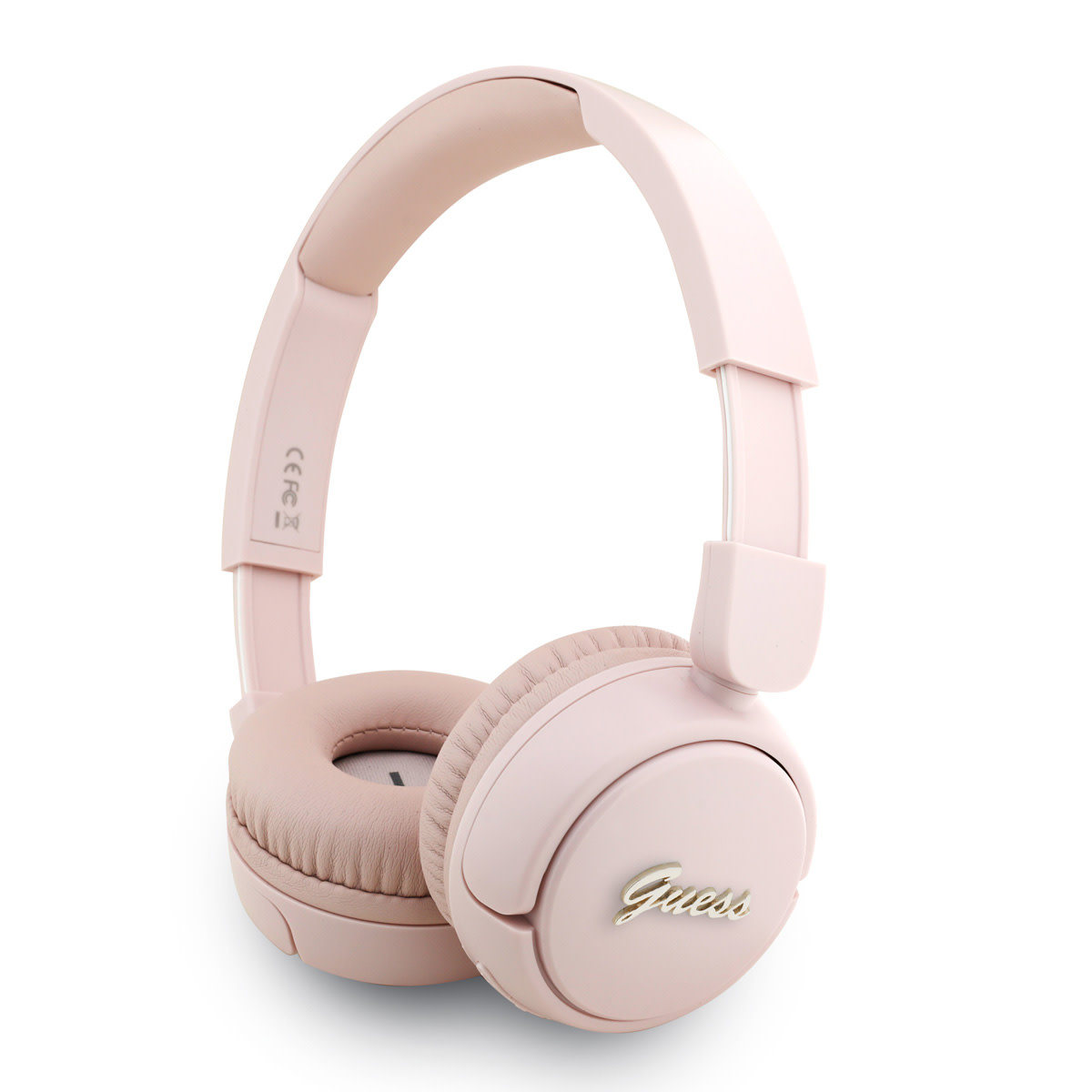 Guess Guess Bluetooth Headphones - Metal Logo Script - Roze