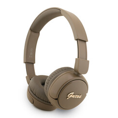 Guess Bluetooth Headphones - Metal Logo Script - Bruin