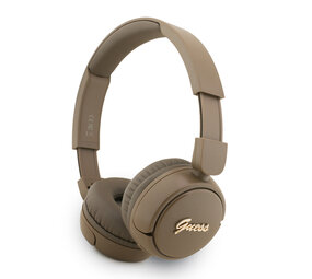 Guess Guess Bluetooth Headphones - Metal Logo Script - Marron Guess Guess Bluetooth Headphones - Metal Logo Script - Marron