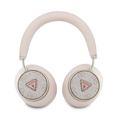 Guess Guess Bluetooth Headphones - ENC - PU Leather With Case - 4G Triangle Logo - Rose