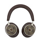 Guess Guess Bluetooth Headphones - ENC - PU Leather With Case - 4G Triangle Logo - Marron