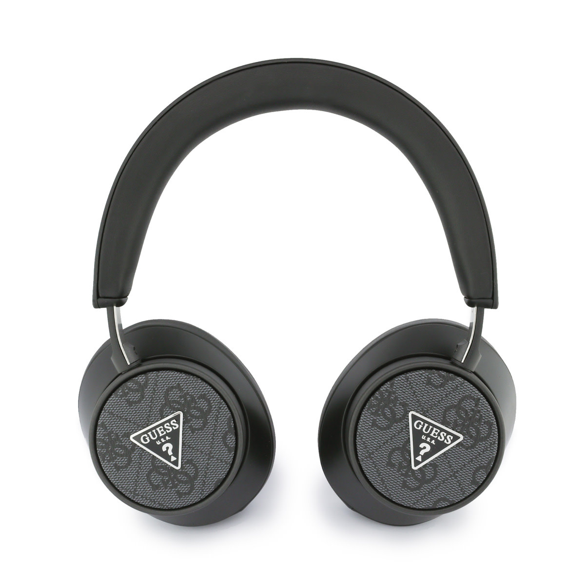 Guess Guess Bluetooth Headphones - ENC - PU Leather - 4G Triangle Logo - Zwart, foto 2 van 6
