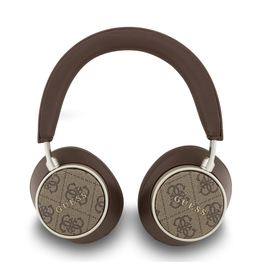 Guess Guess Bluetooth Headphones - ENC - PU Leather - 4G Classic Logo - Marron