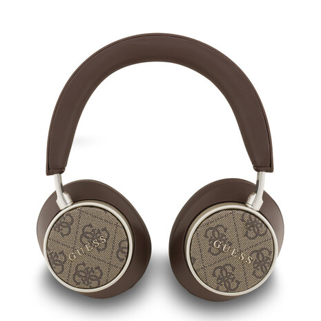 Guess Guess Bluetooth Headphones - ENC - PU Leather - 4G Classic Logo - Marron