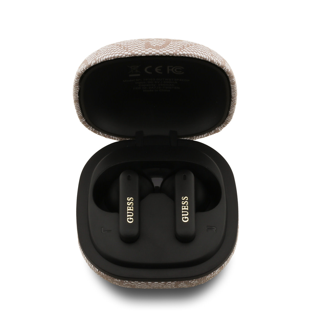 Guess Guess Bluetooth Earbuds - TWS - ENC 4G - Classic Metal Logo - Roze, foto 2 van 6