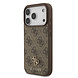 Guess Guess iPhone 17 Pro Back cover coque - Marron - MagSafe - Small 4G & Classic Metal Logo