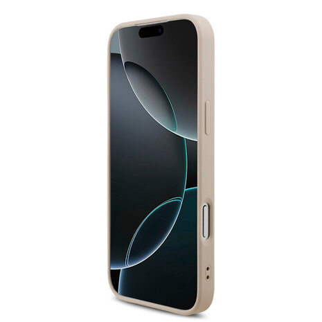 Guess Guess iPhone 17 Pro Max Back cover coque - Rose - 4G With Pearl Strap - Big Metal Logo Guess Guess iPhone 17 Pro Max Back cover coque - Rose - 4G With Pearl Strap - Big Metal Logo