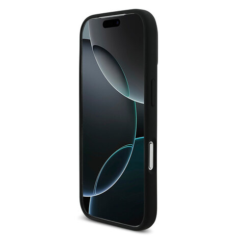 BMW BMW iPhone 17 Pro Back cover coque - Noir - MagSafe - Liquid Silicone - Printed Tricolor BMW BMW iPhone 17 Pro Back cover coque - Noir - MagSafe - Liquid Silicone - Printed Tricolor