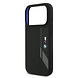 BMW BMW iPhone 17 Pro Back cover coque - Noir - MagSafe - Liquid Silicone - Vertical Logo