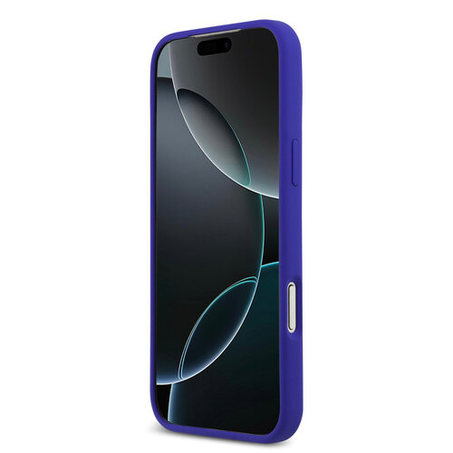 BMW BMW iPhone 17 Pro Max/iPhone 18 Pro Max Handyhülle MagSafe Flüssigsilikon Vertikales Logo - Marineblau