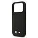 BMW BMW iPhone 17 Pro Back cover case - MagSafe - Quilted Leather Case With Metal Logo - Black