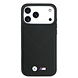 BMW BMW iPhone 17 Pro Max Back-Cover hul - MagSafe - Quilted Leather Case With Metal Logo - Schwarz