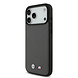 BMW BMW iPhone 17 Pro Max Back cover coque - Gris - MagSafe - Quilted Leather Case With Metal Logo BMW BMW iPhone 17 Pro Max Back cover coque - Gris - MagSafe - Quilted Leather Case With Metal Logo