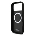 BMW BMW iPhone 17 Pro Max/iPhone 18 Pro Max Handyhülle MagSafe Kevlar Trikolore-Aufdruck Metalllogos - Schwarz